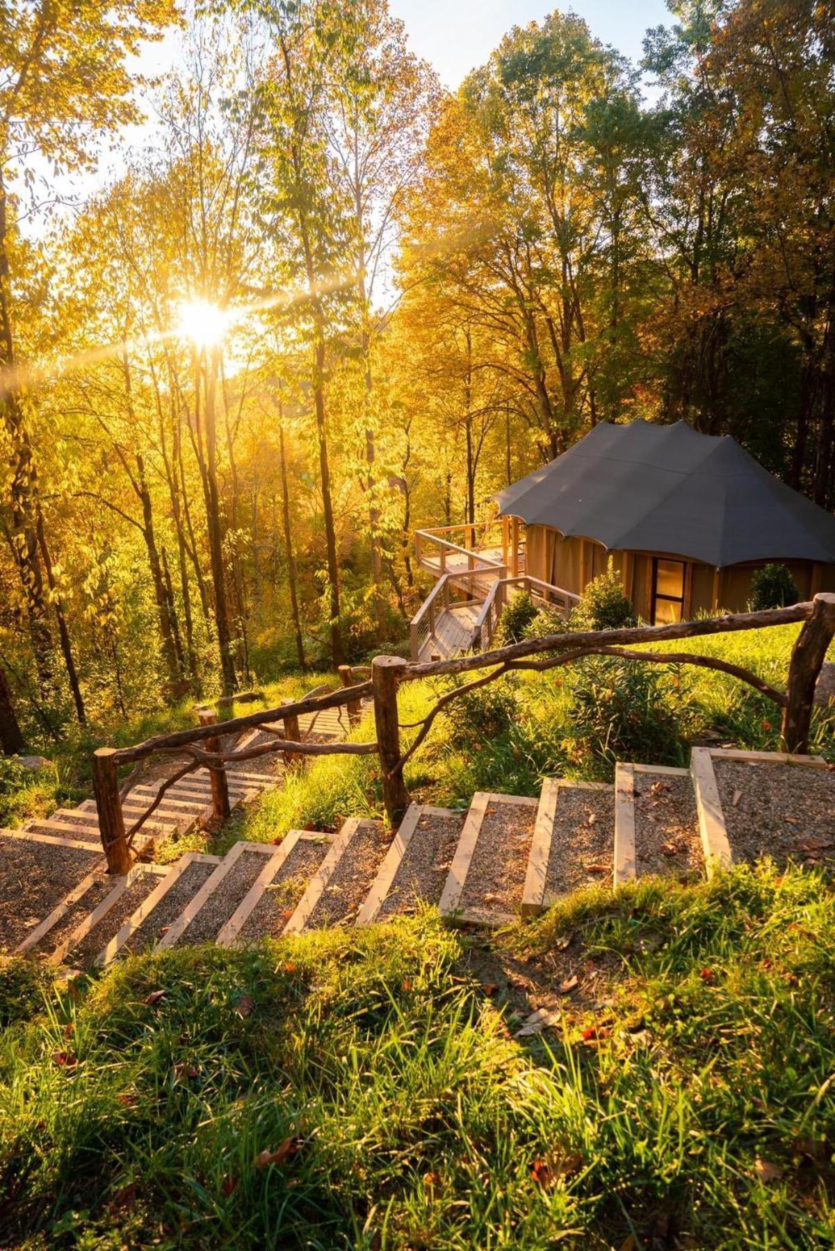 Elk & Embers Mountain Hideaway Hotel Waynesville Luaran gambar